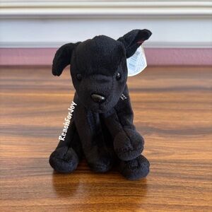 Ty Beanie Baby Luke The Black Lab Dog Stuffed Animal Plush